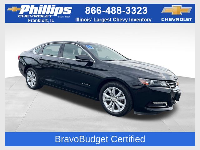 Black 2018 Chevrolet Impala LT FWD Sedan Front-Wheel Drive 6-Speed Automatic Overdrive