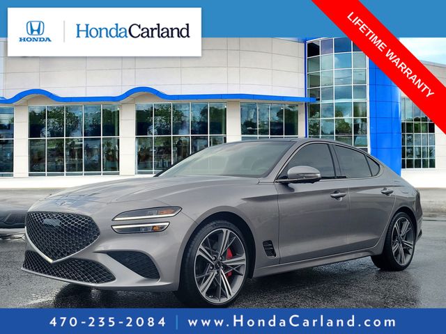 Savile Silver 2025 Genesis G70 Sedan Rear-Wheel Drive 8-Speed Automatic