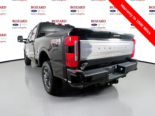 2024 Agate Black Metallic Ford Super Duty F-250 SRW Limited 4X4 Truck