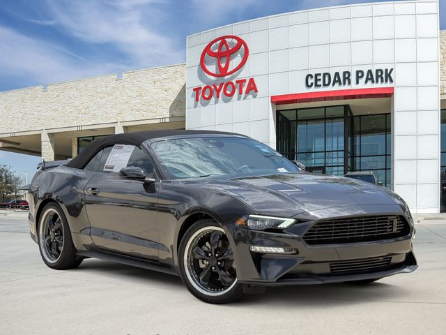 Gray Metallic 2022 Ford Mustang EcoBoost Premium Convertible RWD Convertible Rear-Wheel Drive Automatic