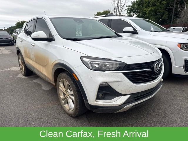 Summit White 2021 Buick Encore GX SUV / Crossover Front-Wheel Drive Continuously Variable Transmission