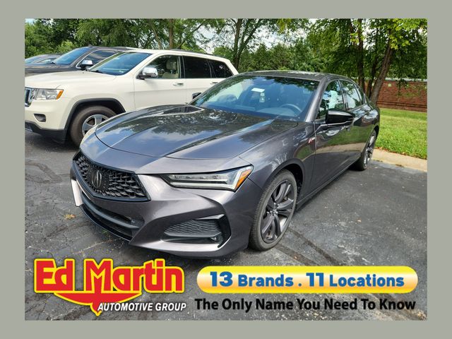2022 Acura TLX Gris Sedán Tracción en las cuatro ruedas Automática