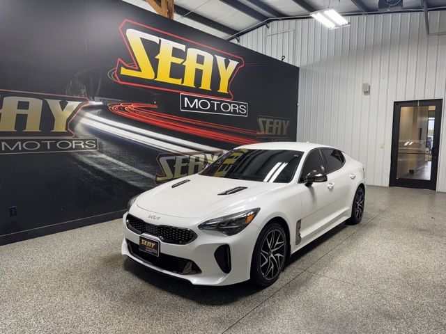Snow White Pearl 2022 Kia Stinger GT-Line RWD Sedan Rear-Wheel Drive 8-Speed Automatic