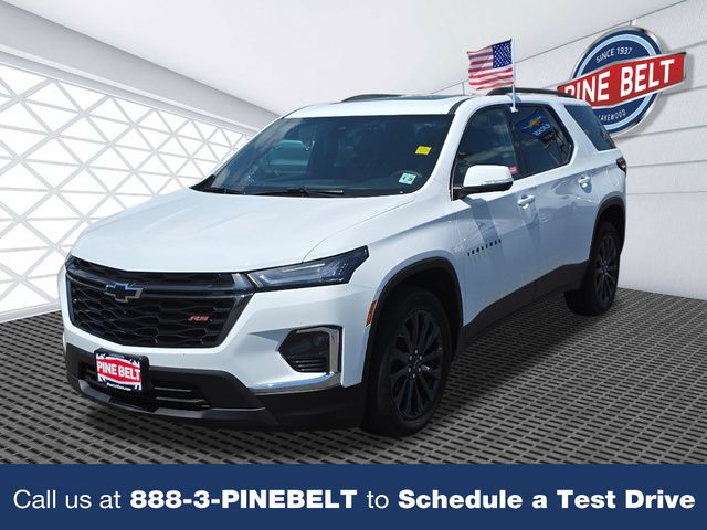 Summit White 2023 Chevrolet Traverse RS AWD SUV / Crossover Four-Wheel Drive 9-Speed Automatic