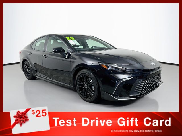 Black 2025 Toyota Camry Sedan Front-Wheel Drive Continuously Variable Transmission