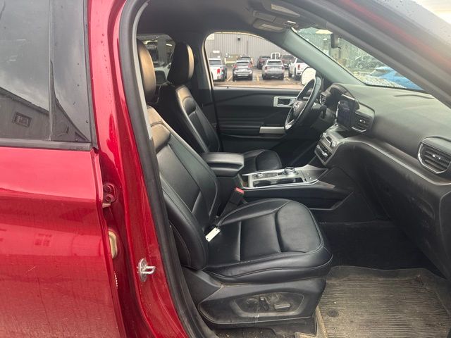 2021 Red Metallic Ford Explorer XLT 4X4 SUV