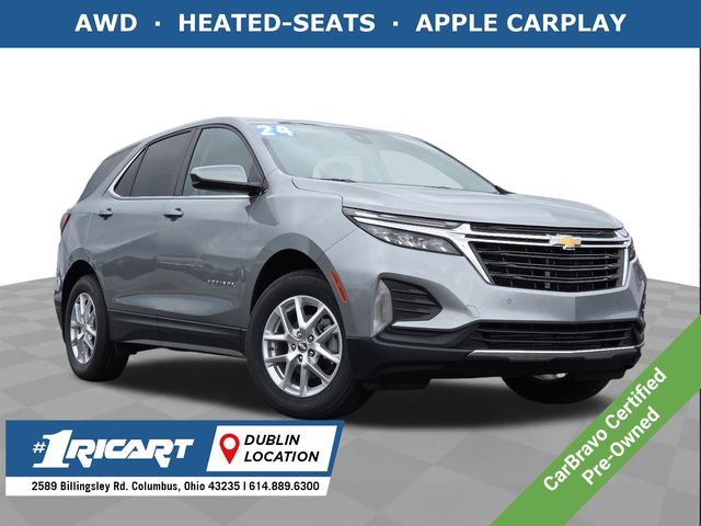 Sterling Gray Metallic 2024 Chevrolet Equinox SUV / Crossover Four-Wheel Drive 6-Speed Automatic Overdrive