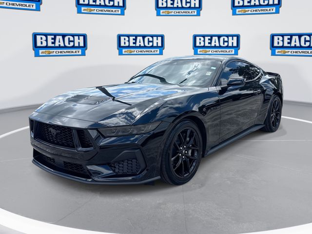 Shadow Black 2025 Ford Mustang Coupe Rear-Wheel Drive Automatic