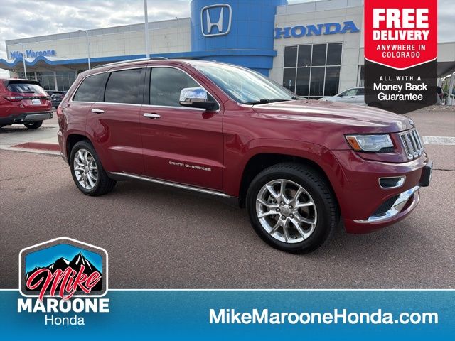 Deep Cherry Red Crystal Pearlcoat 2014 Jeep Grand Cherokee SUV / Crossover Four-Wheel Drive 8-Speed Automatic