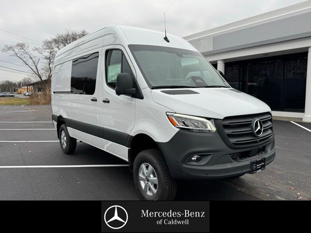 Arctic White 2026 Mercedes-Benz Sprinter Van All-Wheel Drive 9-Speed Automatic