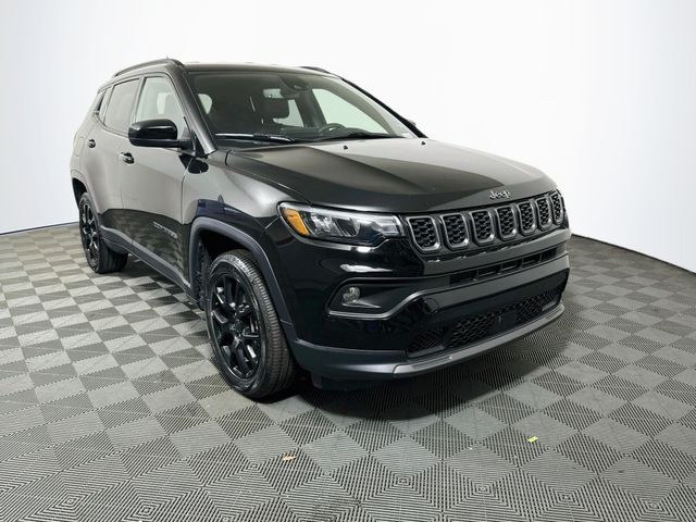 Diamond Black Crystal Pearlcoat 2025 Jeep Compass SUV / Crossover Four-Wheel Drive 8-Speed Automatic