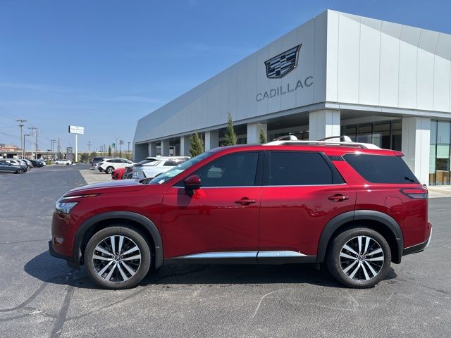 Red (Scarlet Ember Tintcoat) 2023 Nissan Pathfinder Platinum FWD SUV / Crossover Front-Wheel Drive 9-Speed Automatic