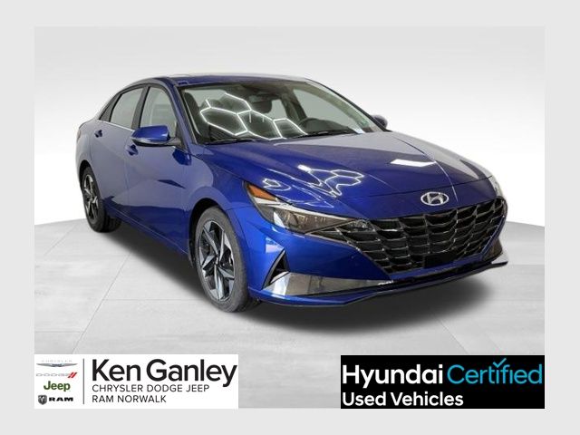 Intense Blue 2023 Hyundai Elantra Sedan Front-Wheel Drive Continuously Variable Transmission