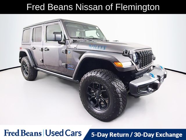Gray (Granite Crystal Metallic Clearcoat) 2024 Jeep Wrangler 4xe SUV / Crossover Four-Wheel Drive 8-Speed Automatic