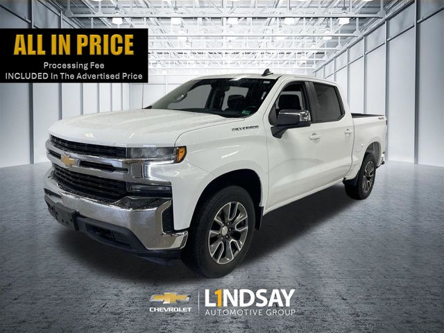 Summit White 2022 Chevrolet Silverado 1500 LT Crew Cab 4WD Pickup Truck Four-Wheel Drive 8-Speed Automatic