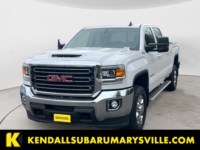 White Frost 2018 GMC Sierra 3500HD Pickup Truck Four-Wheel Drive 6-Speed Automatic