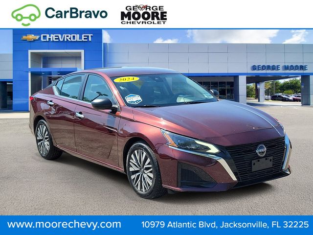 Garnet Pearl 2024 Nissan Altima 2.5 SV FWD Sedan Front-Wheel Drive Continuously Variable Transmission
