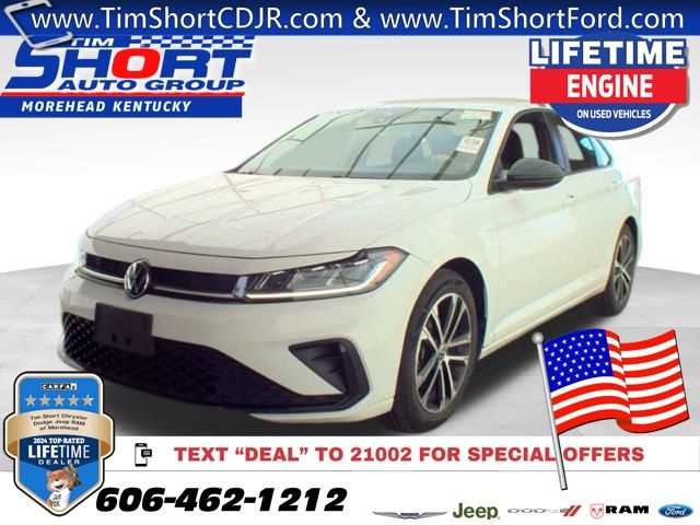White 2025 Volkswagen Jetta Sedan Front-Wheel Drive 8-Speed Automatic