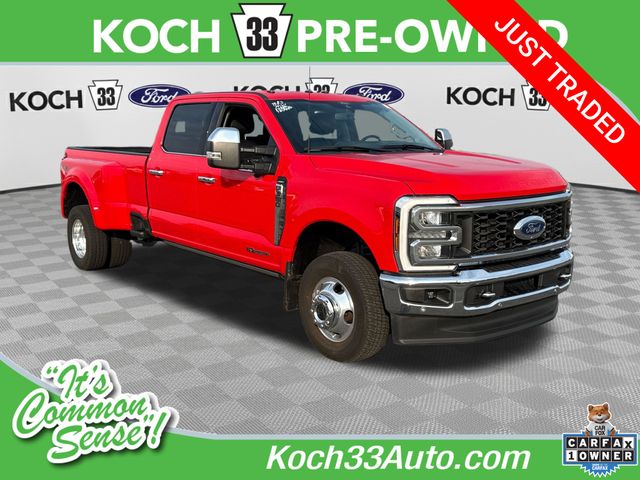 Race Red 2024 Ford F-350 Super Duty Pickup Truck Four-Wheel Drive Automatic
