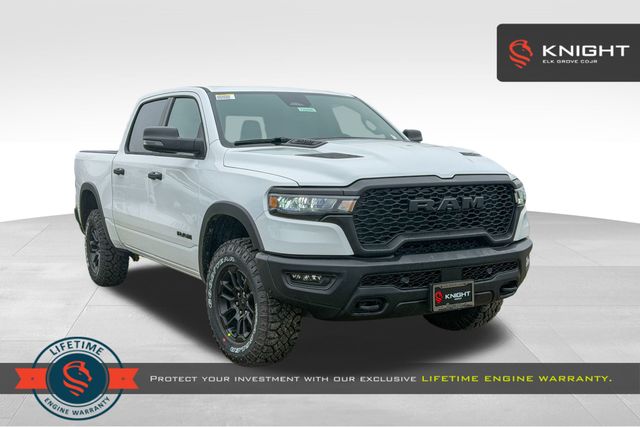 Bright White Clearcoat 2026 RAM 1500 Pickup Truck Four-Wheel Drive 8-Speed Automatic