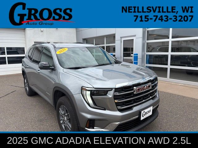 Sterling Metallic 2025 GMC Acadia SUV / Crossover Four-Wheel Drive 8-Speed Automatic