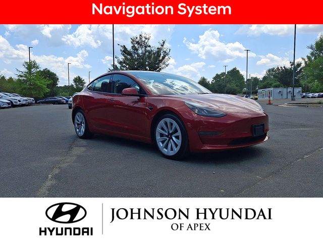 Red Multi-Coat 2023 Tesla Model 3 RWD Sedan Rear-Wheel Drive 1-Speed Automatic