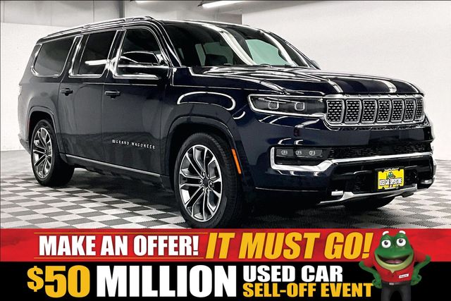 Midnight Sky 2025 Jeep Grand Wagoneer L SUV / Crossover Four-Wheel Drive 8-Speed Automatic