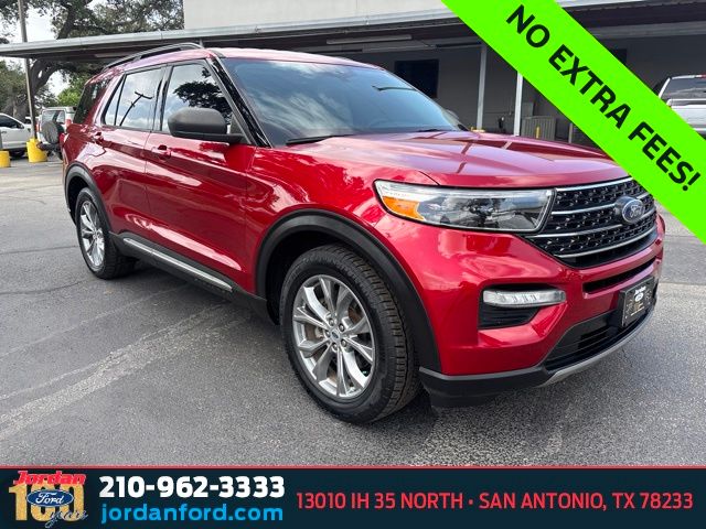 Rapid Red Metallic Tinted Clearcoat 2023 Ford Explorer SUV / Crossover Rear-Wheel Drive Automatic