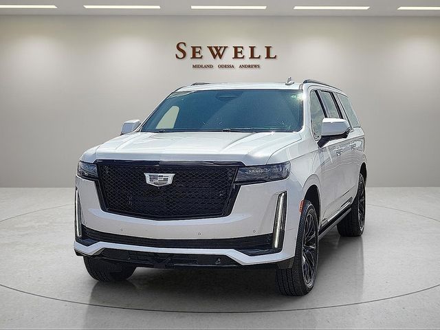 Crystal White Tricoat 2022 Cadillac Escalade ESV Sport 4WD SUV / Crossover Four-Wheel Drive