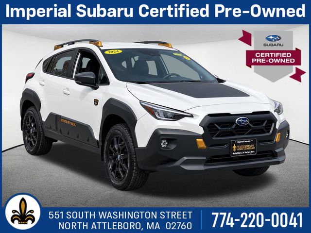 Crystal White Pearl 2025 Subaru Crosstrek SUV / Crossover All-Wheel Drive Continuously Variable Transmission