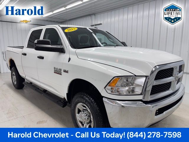 Bright White Clearcoat 2013 RAM 2500 Tradesman Crew Cab 4WD Pickup Truck Four-Wheel Drive 6-Speed Automatic