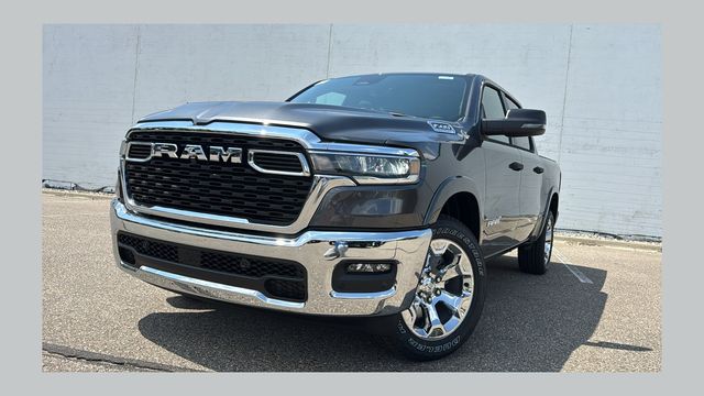 Gray (Granite Crystal Metallic Clearcoat) 2026 RAM 1500 Big Horn Crew Cab 4WD Pickup Truck Four-Wheel Drive 8-Speed Automatic