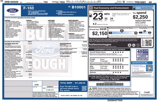 New 2026 Gray Ford XLT image 24