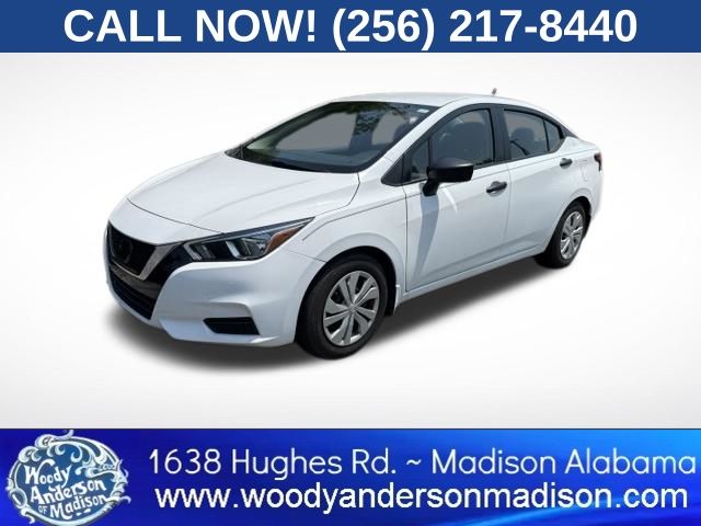 White (Fresh Powder) 2020 Nissan Versa Sedan Front-Wheel Drive Continuously Variable Transmission