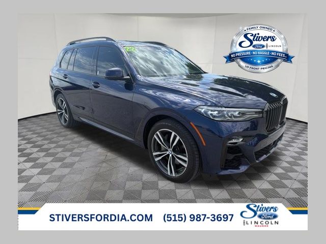 Tanzanite Blue II Metallic 2022 BMW X7 SUV / Crossover All-Wheel Drive 8-Speed Automatic
