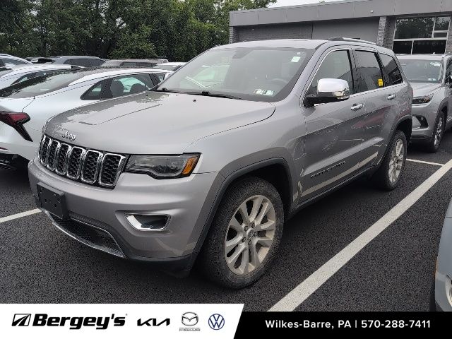 Billet Silver Metallic Clearcoat 2017 Jeep Grand Cherokee SUV / Crossover Four-Wheel Drive 8-Speed Automatic