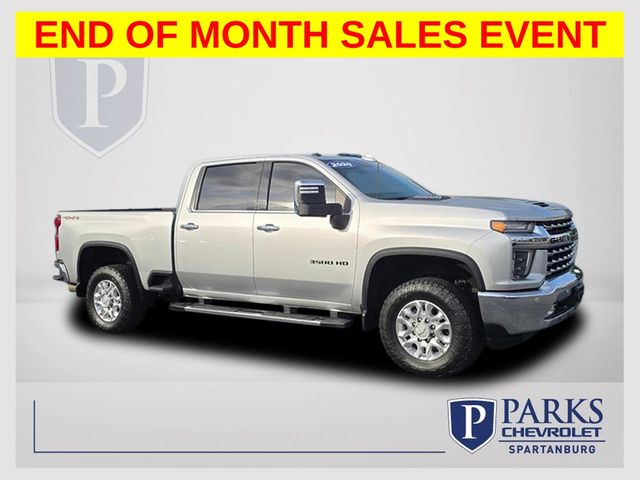 Silver Ice Metallic 2020 Chevrolet Silverado 3500HD Pickup Truck Four-Wheel Drive Automatic