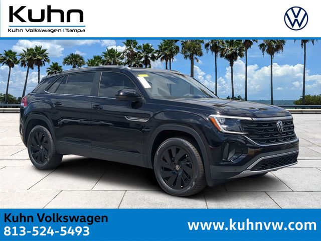 Deep Black Pearl 2026 Volkswagen Atlas Cross Sport SE FWD with Technology SUV / Crossover Front-Wheel Drive 8-Speed Automatic