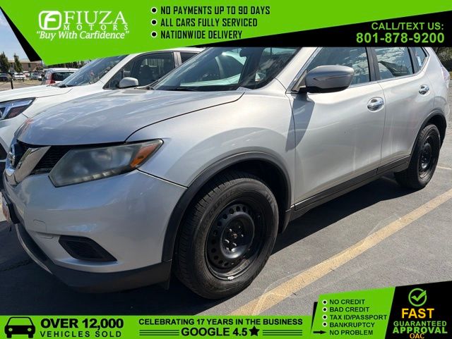 Brilliant Silver 2015 Nissan Rogue SUV / Crossover All-Wheel Drive Continuously Variable Transmission