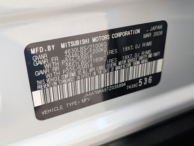 2026 Mitsubishi Eclipse Cross SE White at North Houston Mitsubishi