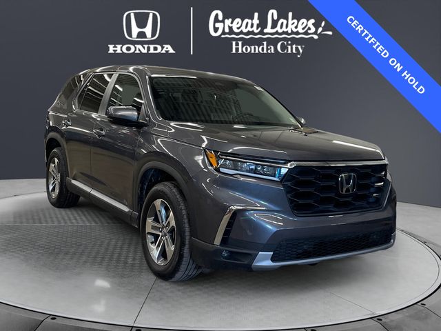 Gray (Modern Steel Metallic) 2025 Honda Pilot EX-L AWD SUV / Crossover All-Wheel Drive Automatic