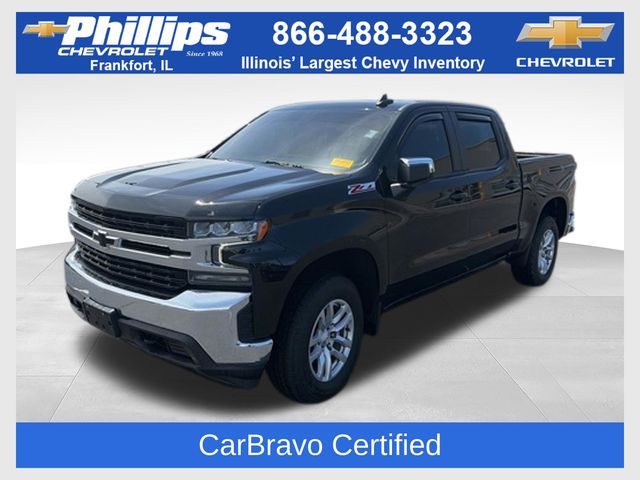 Black 2022 Chevrolet Silverado 1500 LT Crew Cab 4WD Pickup Truck Four-Wheel Drive 8-Speed Automatic