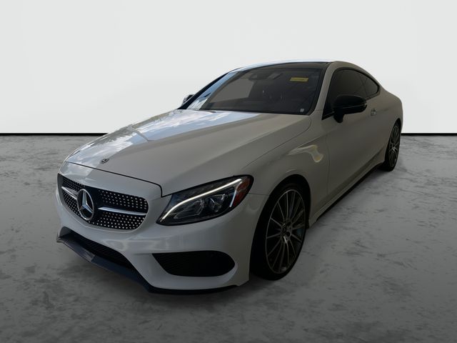 White 2018 Mercedes-Benz C-Class C 300 Coupe RWD Coupe Rear-Wheel Drive 9-Speed Automatic