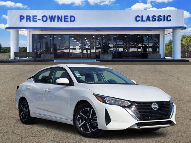 White (Fresh Powder) 2025 Nissan Sentra SV FWD Sedan Front-Wheel Drive Continuously Variable Transmission