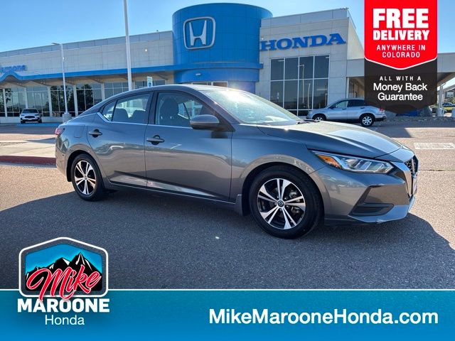 Gray (Gun Metallic) 2021 Nissan Sentra Sedan Front-Wheel Drive Continuously Variable Transmission