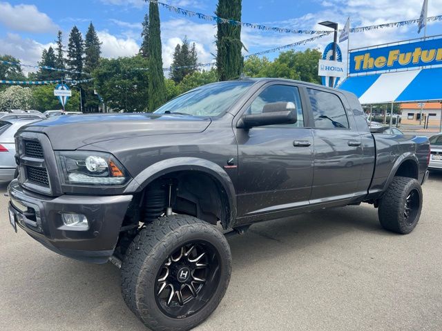 Gray (Granite Crystal Metallic Clearcoat) 2017 RAM 2500 Laramie Mega Cab 4WD Pickup Truck Four-Wheel Drive 6-Speed Automatic