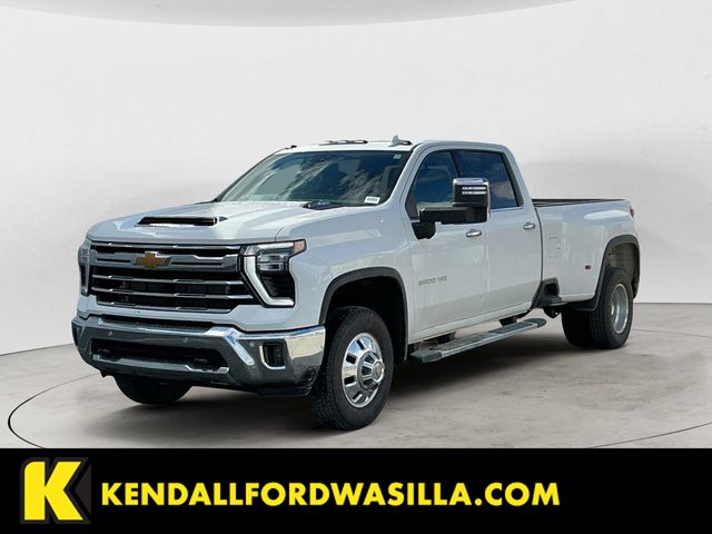 Summit White 2024 Chevrolet Silverado 3500HD LTZ Crew Cab 4WD Pickup Truck Four-Wheel Drive Automatic