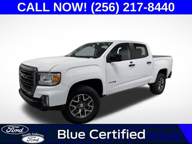 Summit White 2021 GMC Canyon Pickup Truck Four-Wheel Drive 8-Speed Automatic