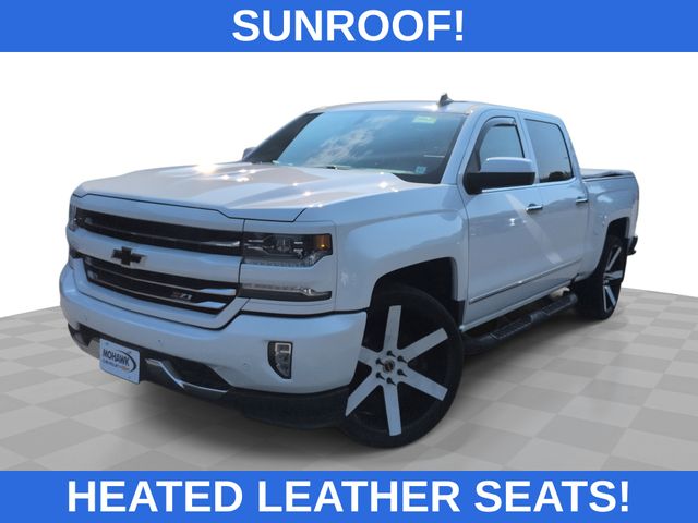 Summit White 2018 Chevrolet Silverado 1500 Pickup Truck Four-Wheel Drive 8-Speed Automatic Overdrive
