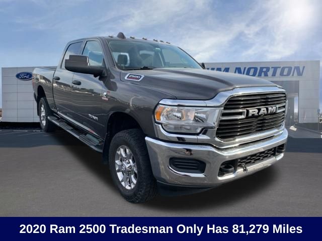 Gray (Granite Crystal Metallic Clearcoat) 2020 RAM 2500 Tradesman Crew Cab 4WD Pickup Truck Four-Wheel Drive 6-Speed Automatic